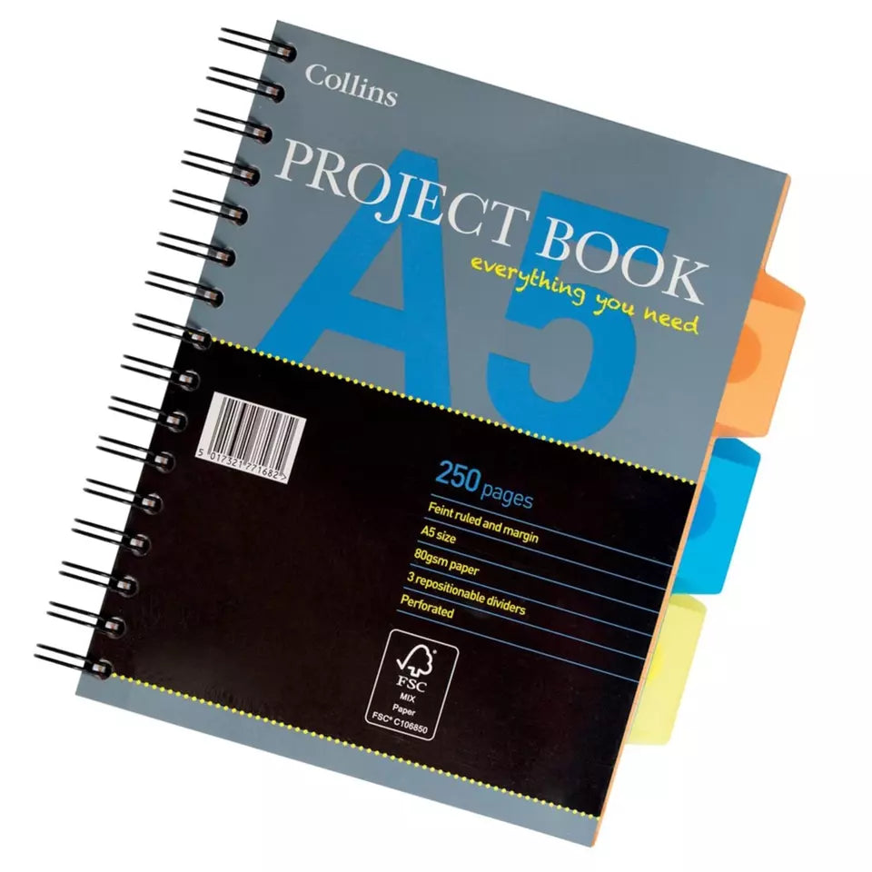 Collins Project Books A5