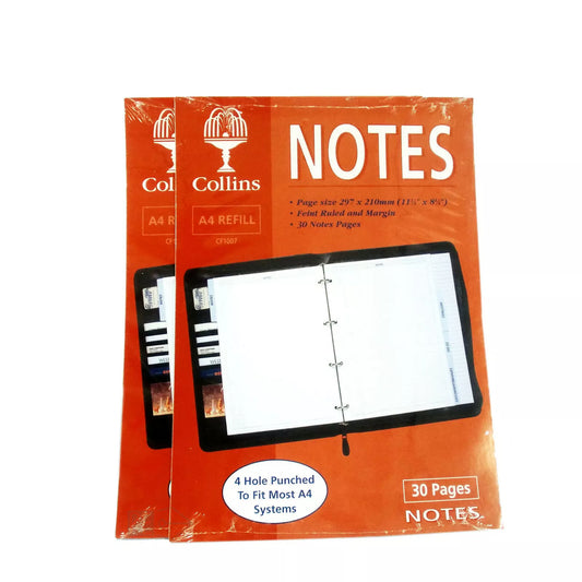 Collins A4 Lined Notes Refill