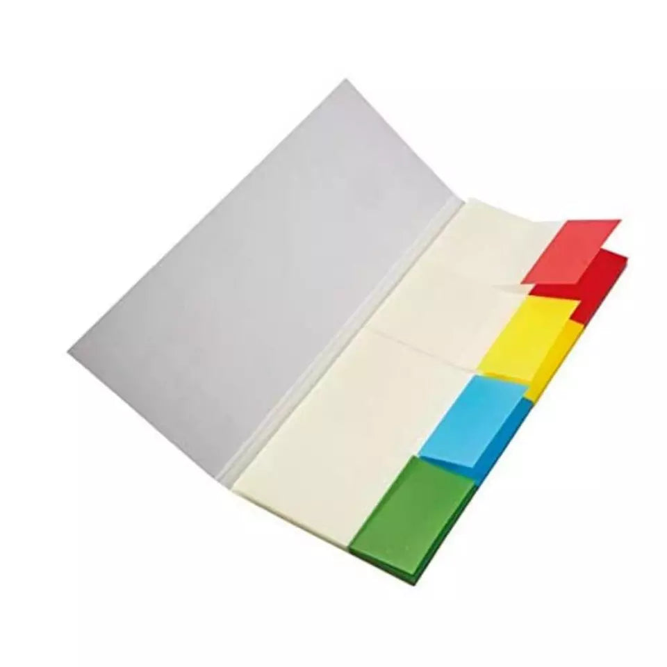 5 Star Index Flags transparent 4 colour 5 Books x 160 flags 25mmx45mm